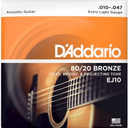 SET D'Addario EJ10 Bronze...