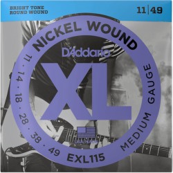 SET D'Addario EXL115 NICKEL...